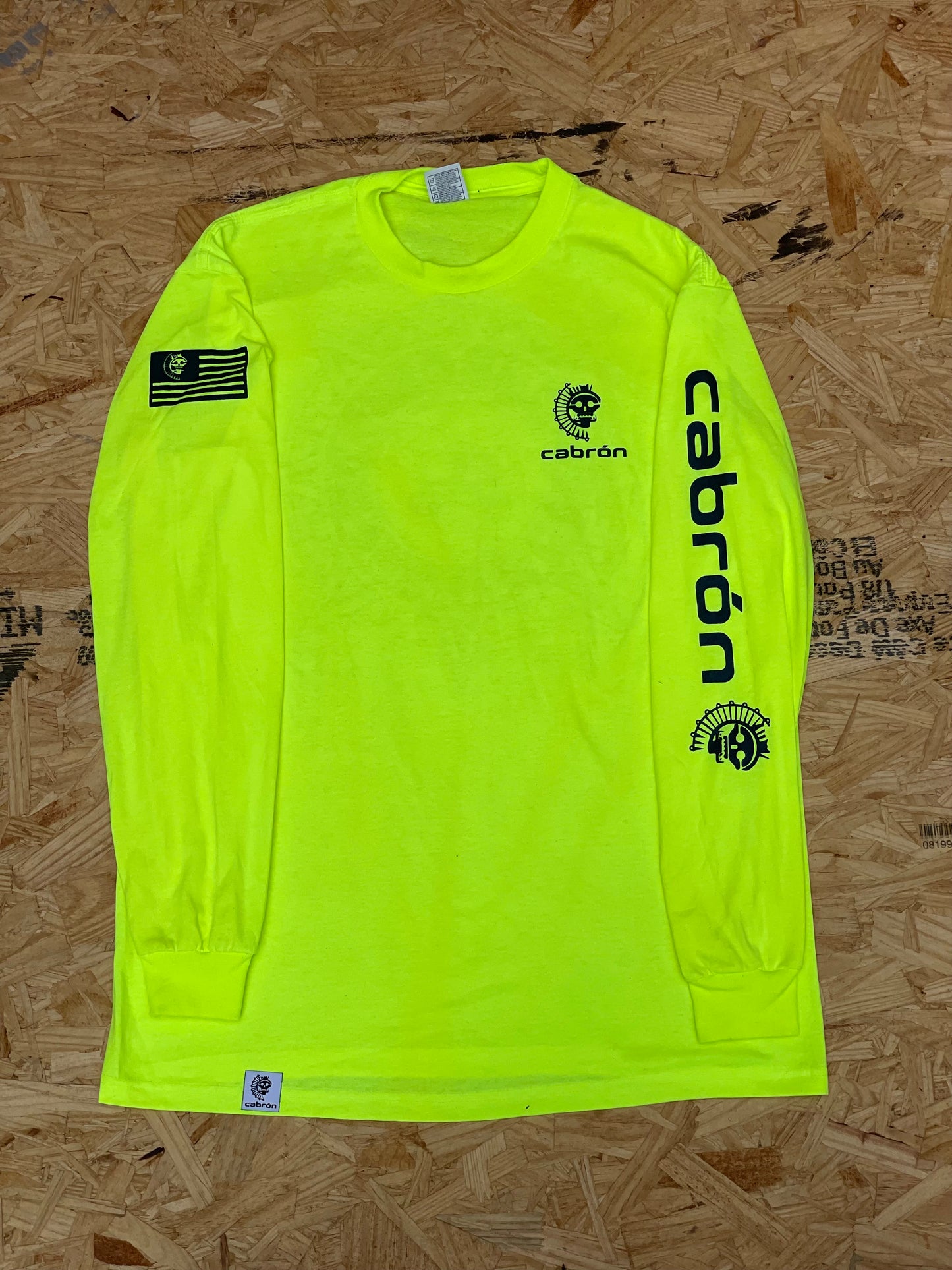 OSHA GREEN SHAKA-WEAR CABRÓN LONG-SLEEVE