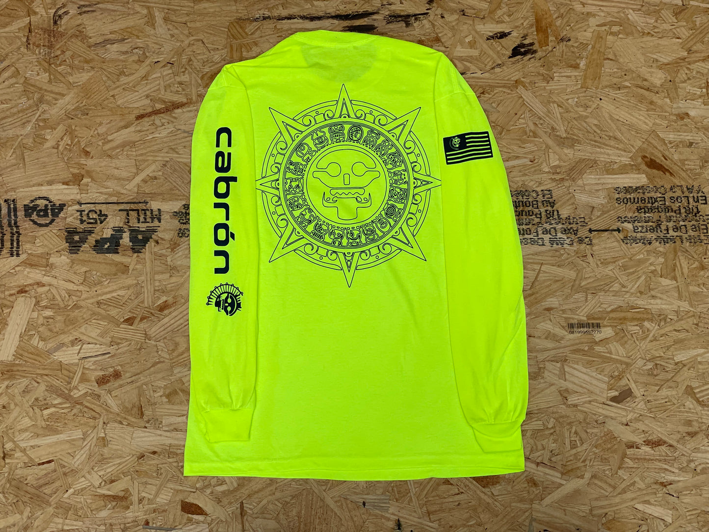 OSHA GREEN SHAKA-WEAR CABRÓN LONG-SLEEVE